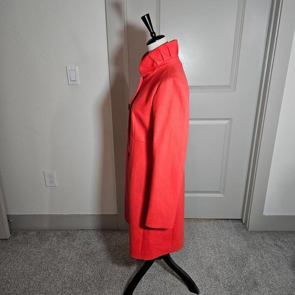 J. Crew Vibrant Red Pea Coat - Picture 5 of 16